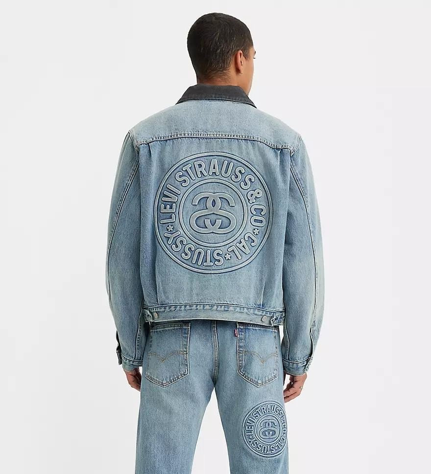 STÜSSY X Levi's Embossed Trucker Jacket