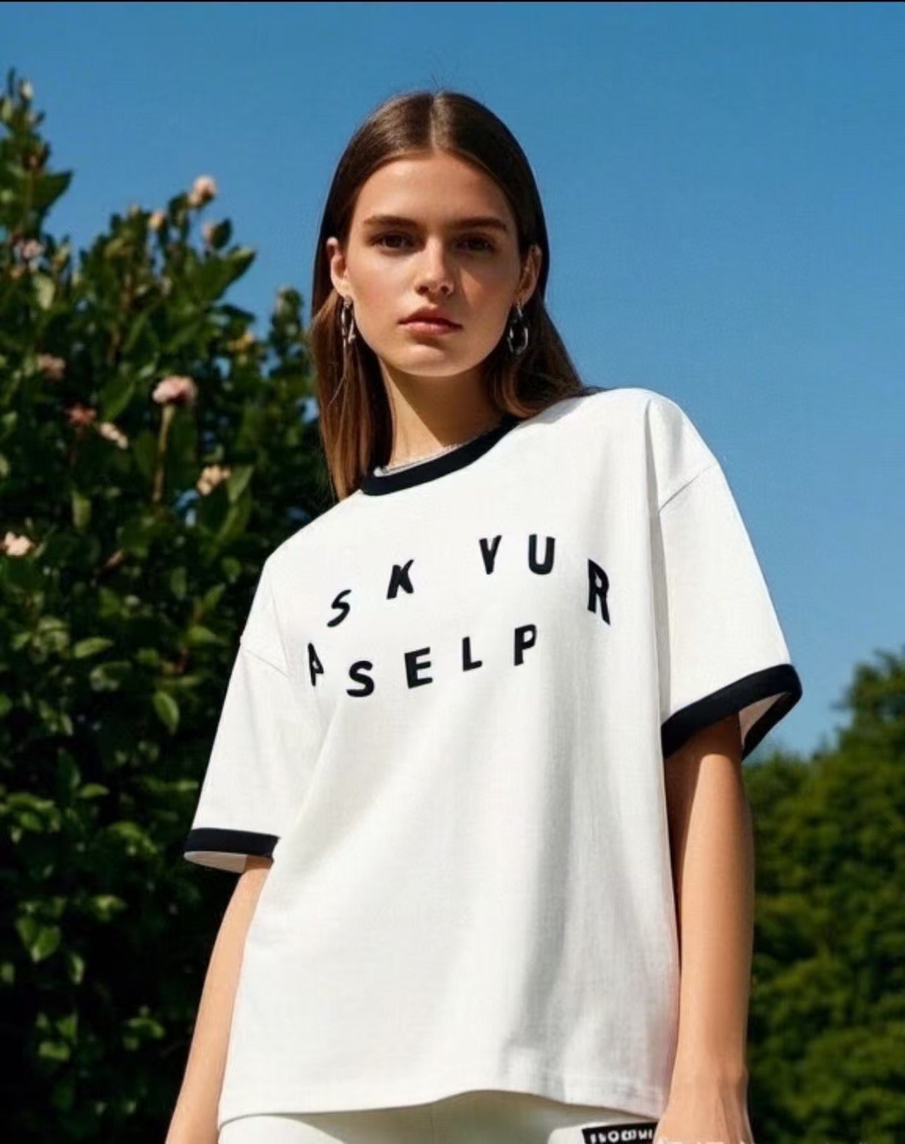 AYS Typography Ringer Tee