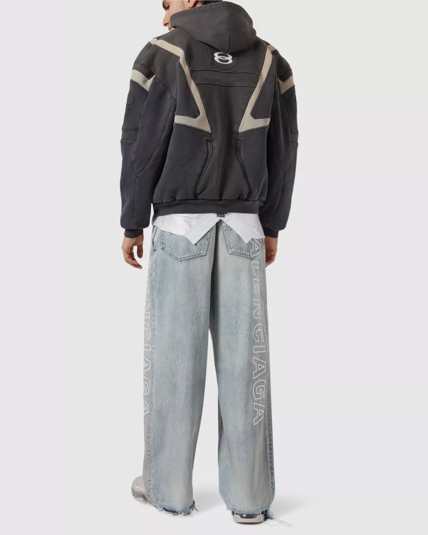 8 Motocore Padded Hoodie