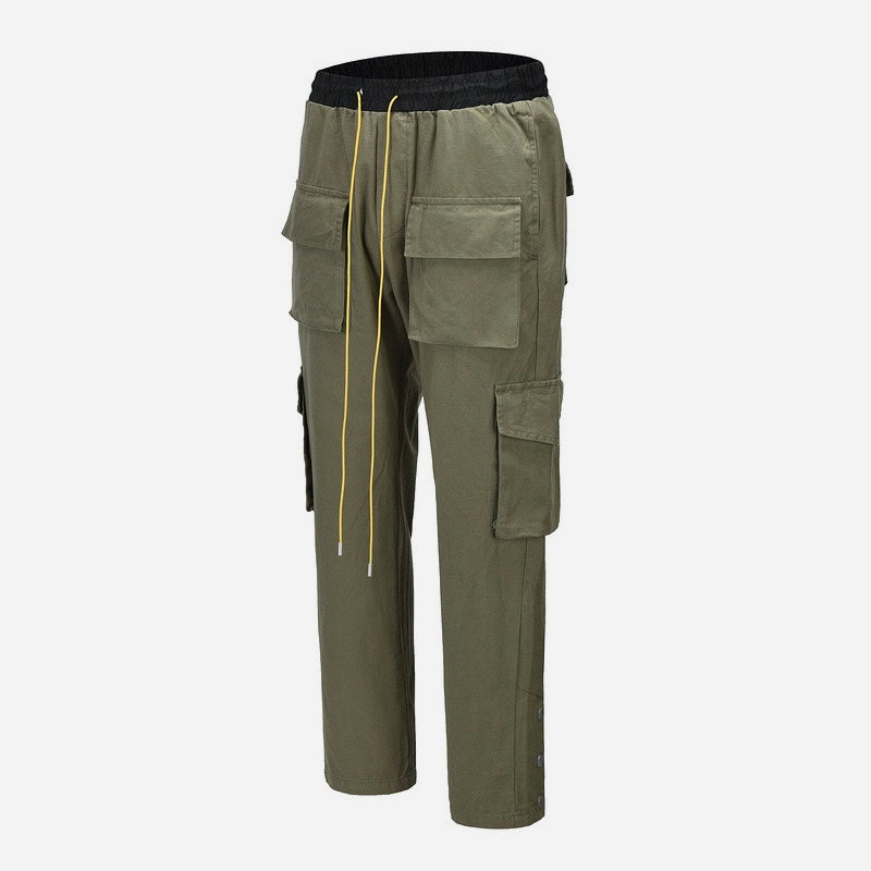 Tactical Utility Cargo Pants – Olive Green