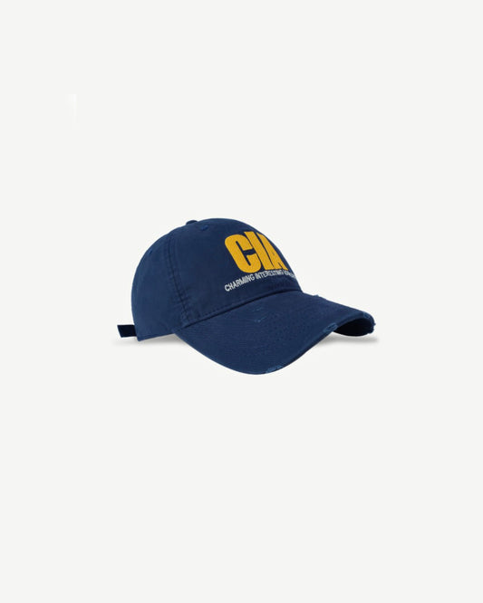 C.I.A Distressed Hat - Navy