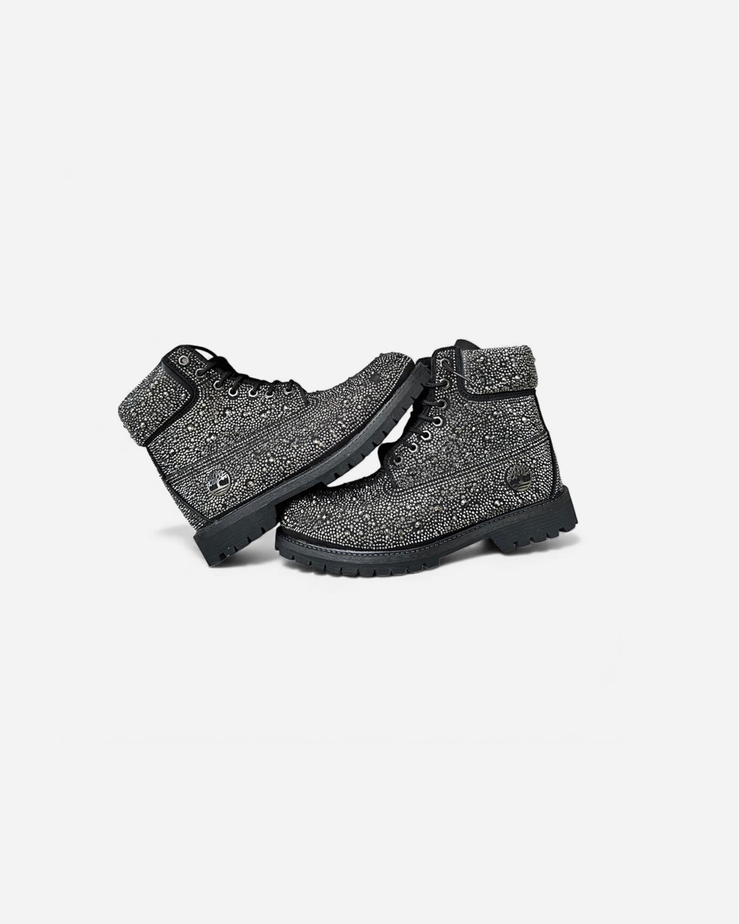 Custom Swarovski Timberland 6-inch Boots