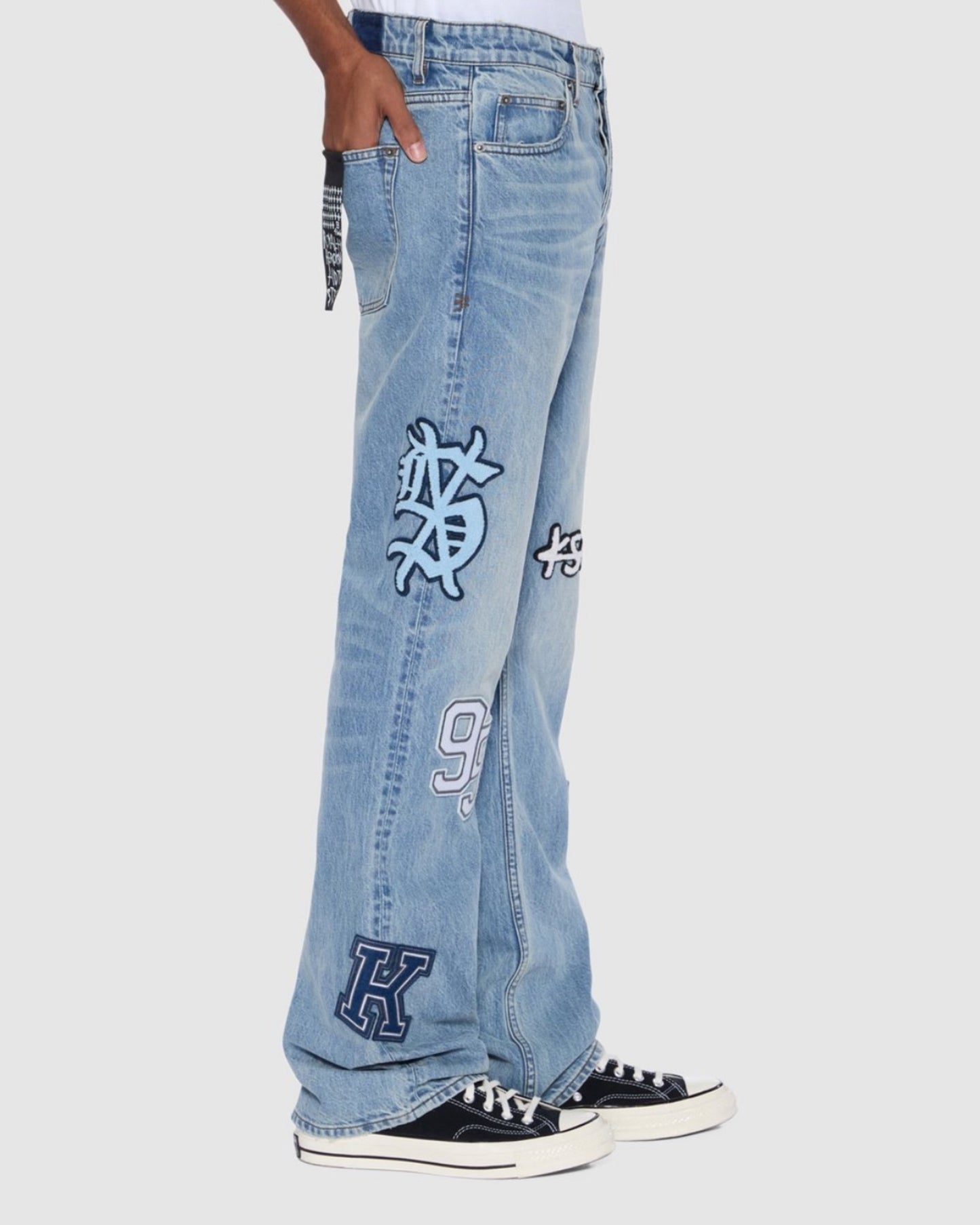 Ksubi Bronko Striker Patched Jeans