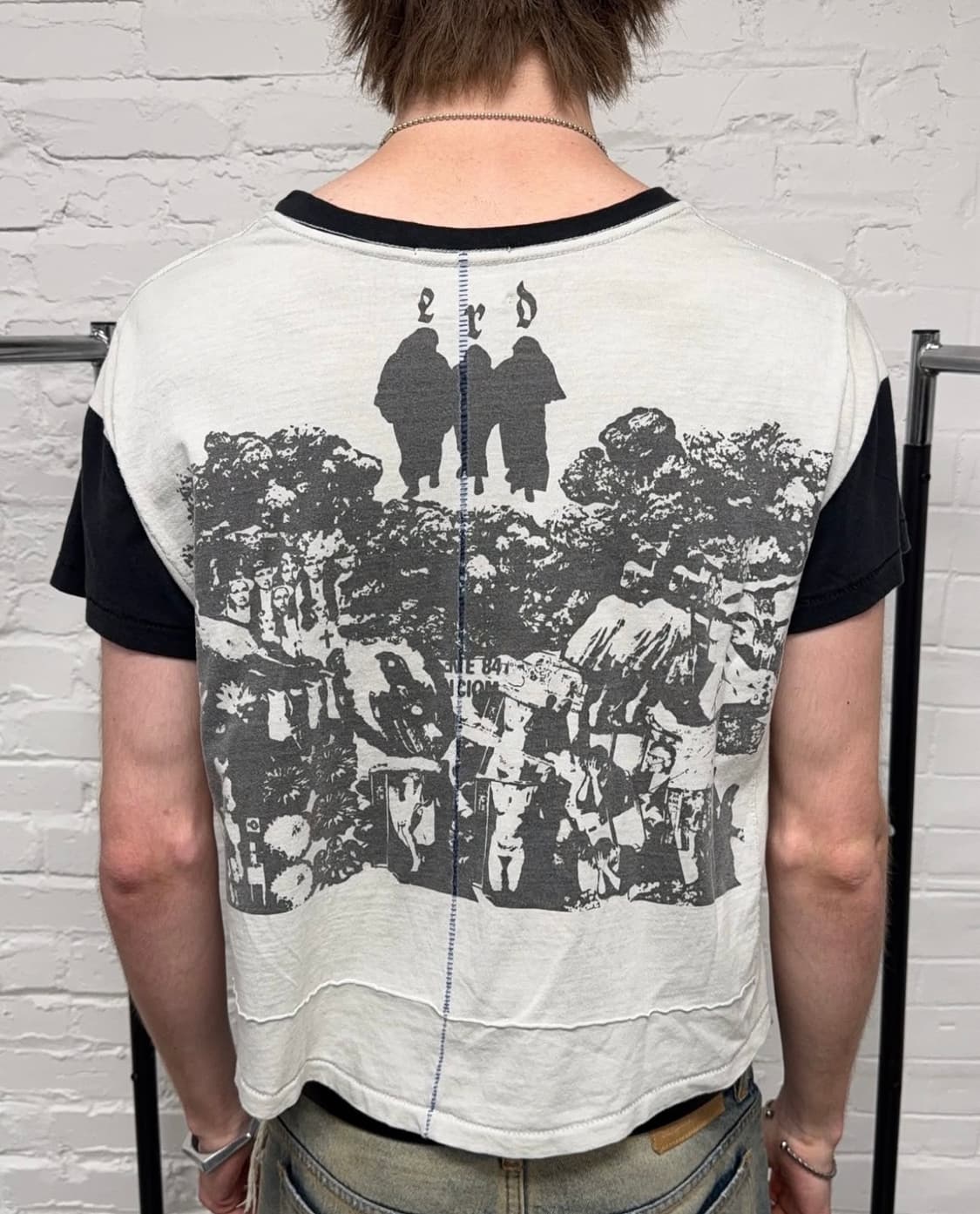 The Chronicler Crop Raglan Tee