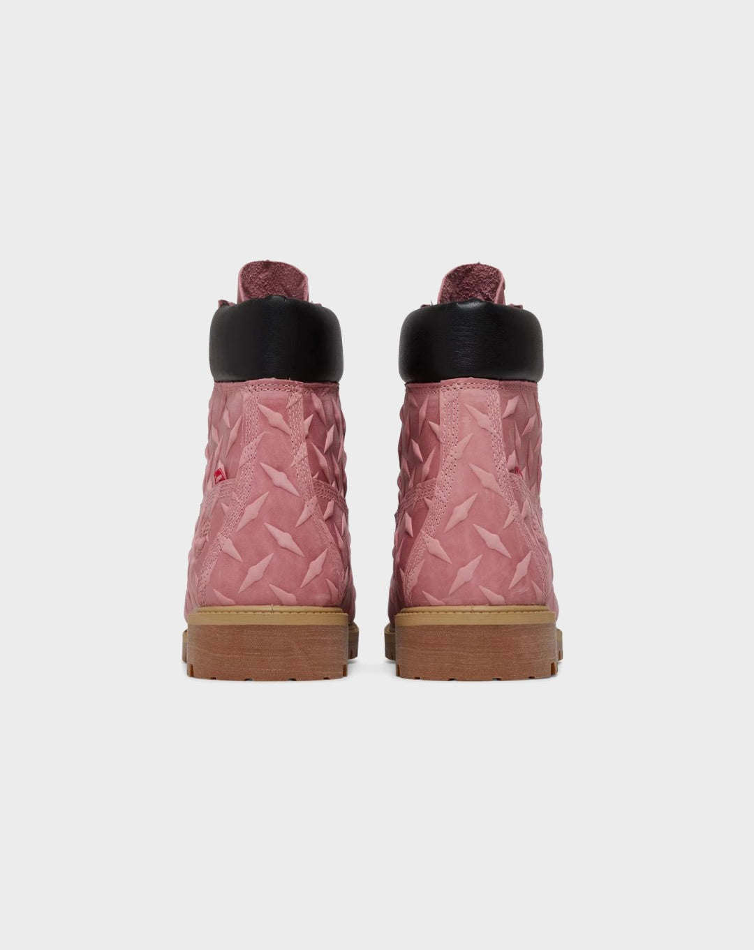 Supreme x 6 Inch Premium Waterproof Boot 'Embossed Diamond Plate - Pink'