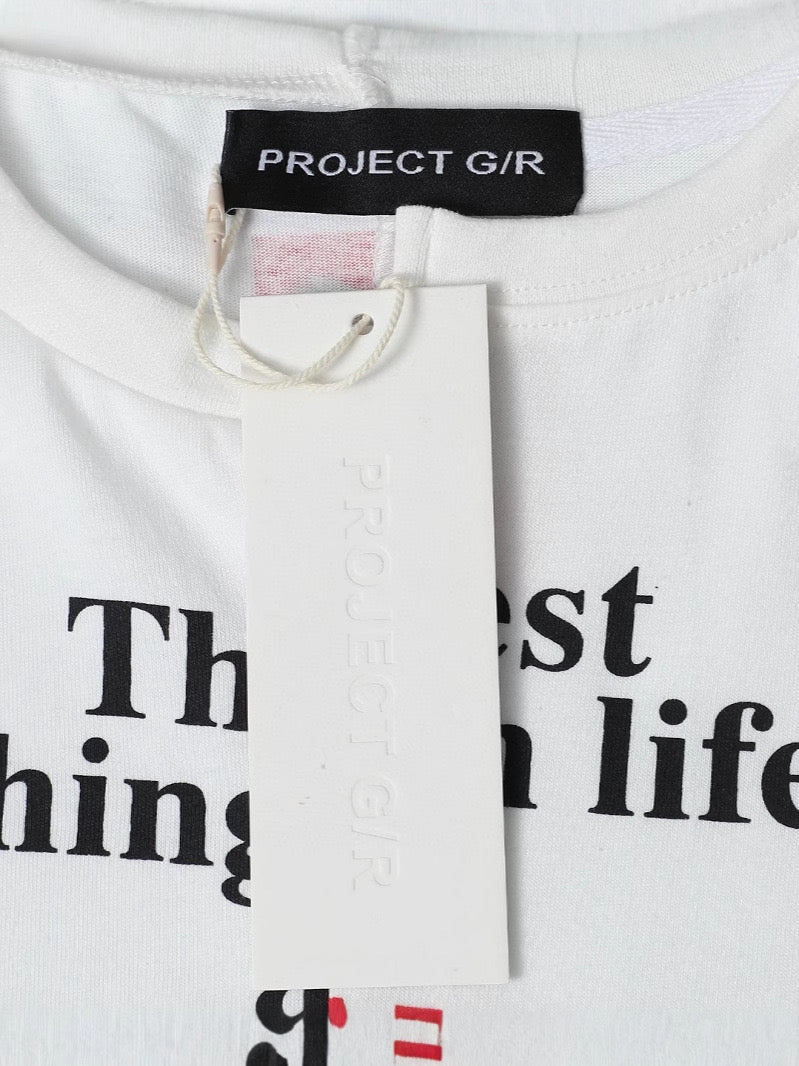 PROJECT G/R TIGHT FIT SPLIT TEE