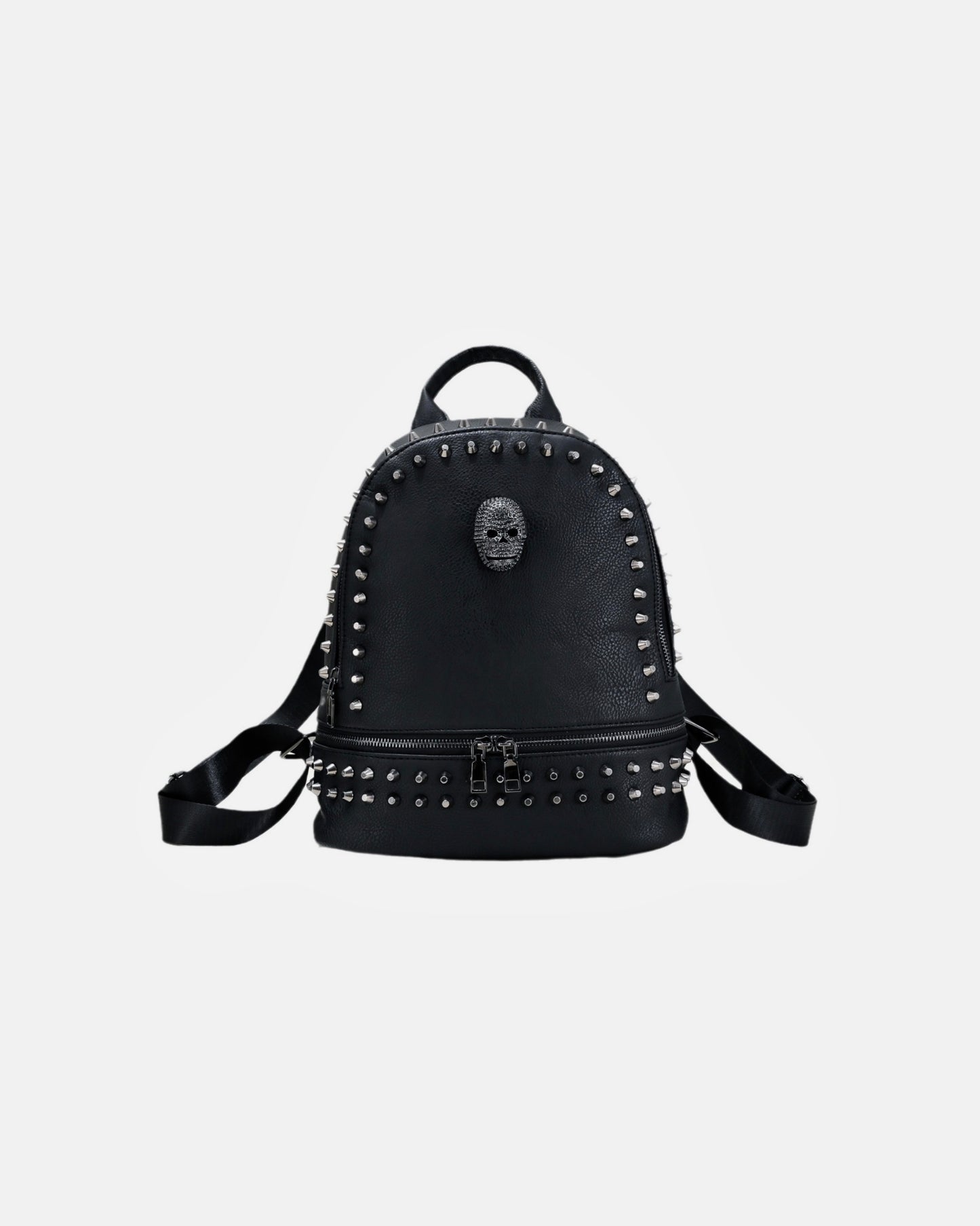 Skull Rivet Backpack – Noir Edge