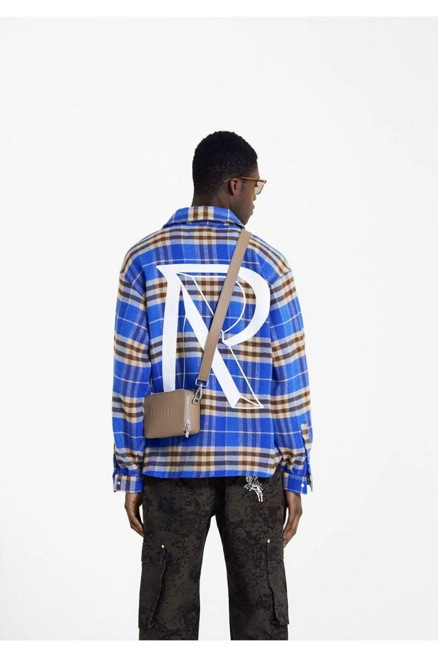 Initial Heavyweight Flannel - Blue
