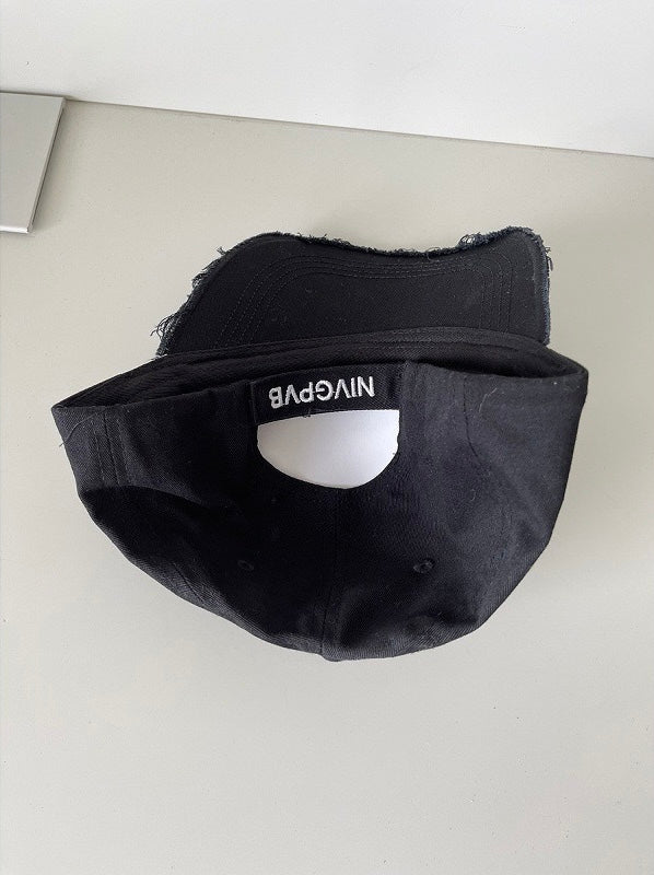 No Emotion Distressed Hat