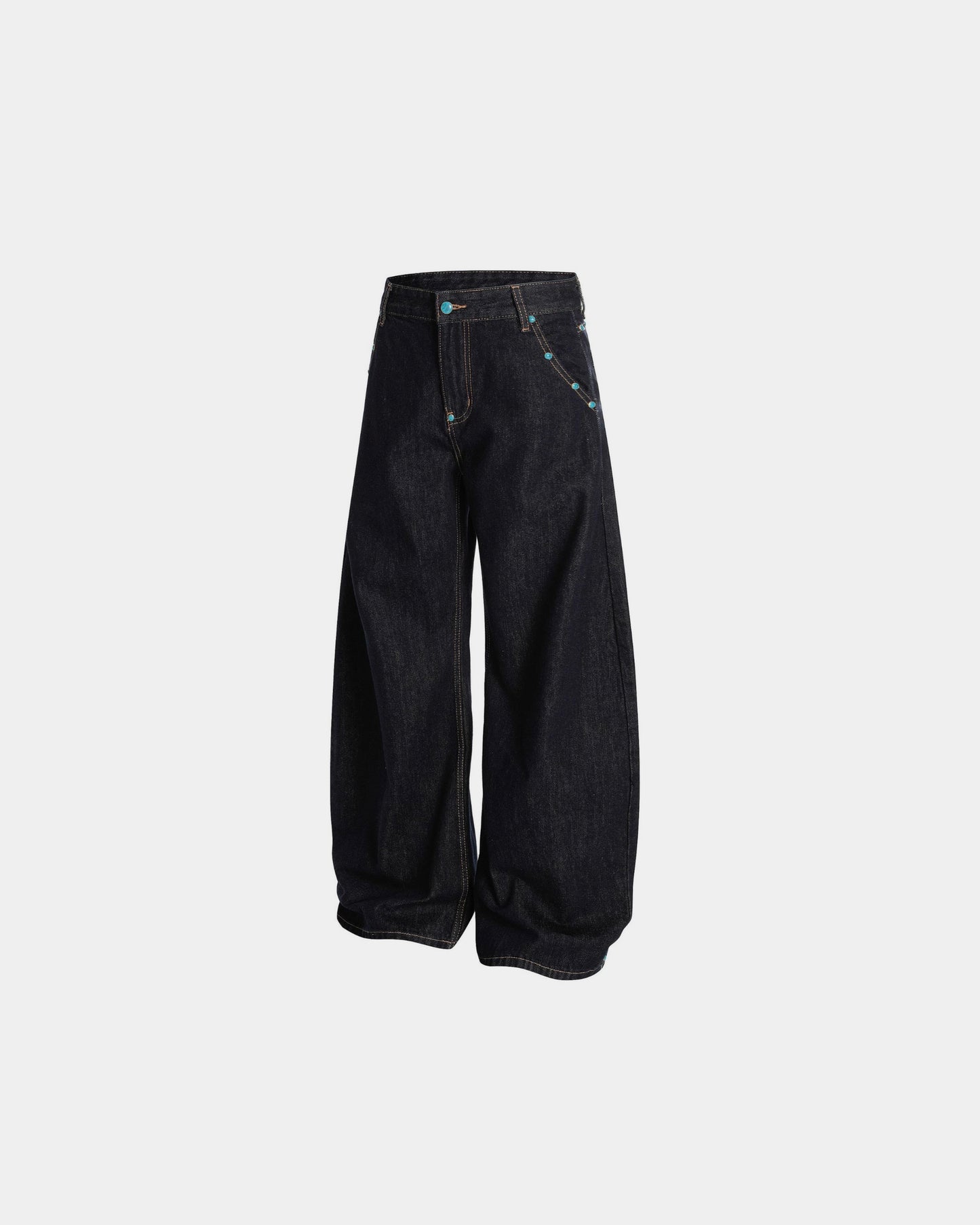 Wide Leg Indigo Denim