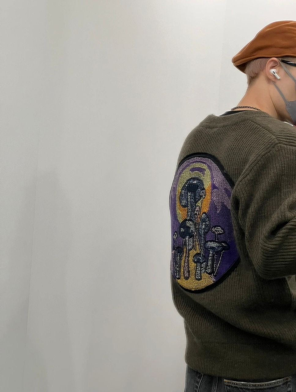 Stussy x Dries Van Noten Patch Knit Sweater 'Sand'