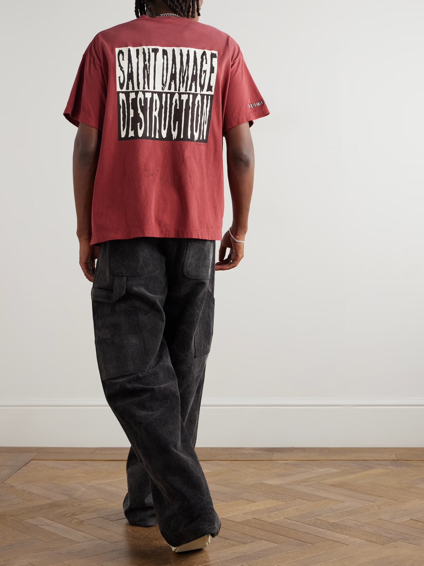 Saint Superman Distressed Tee