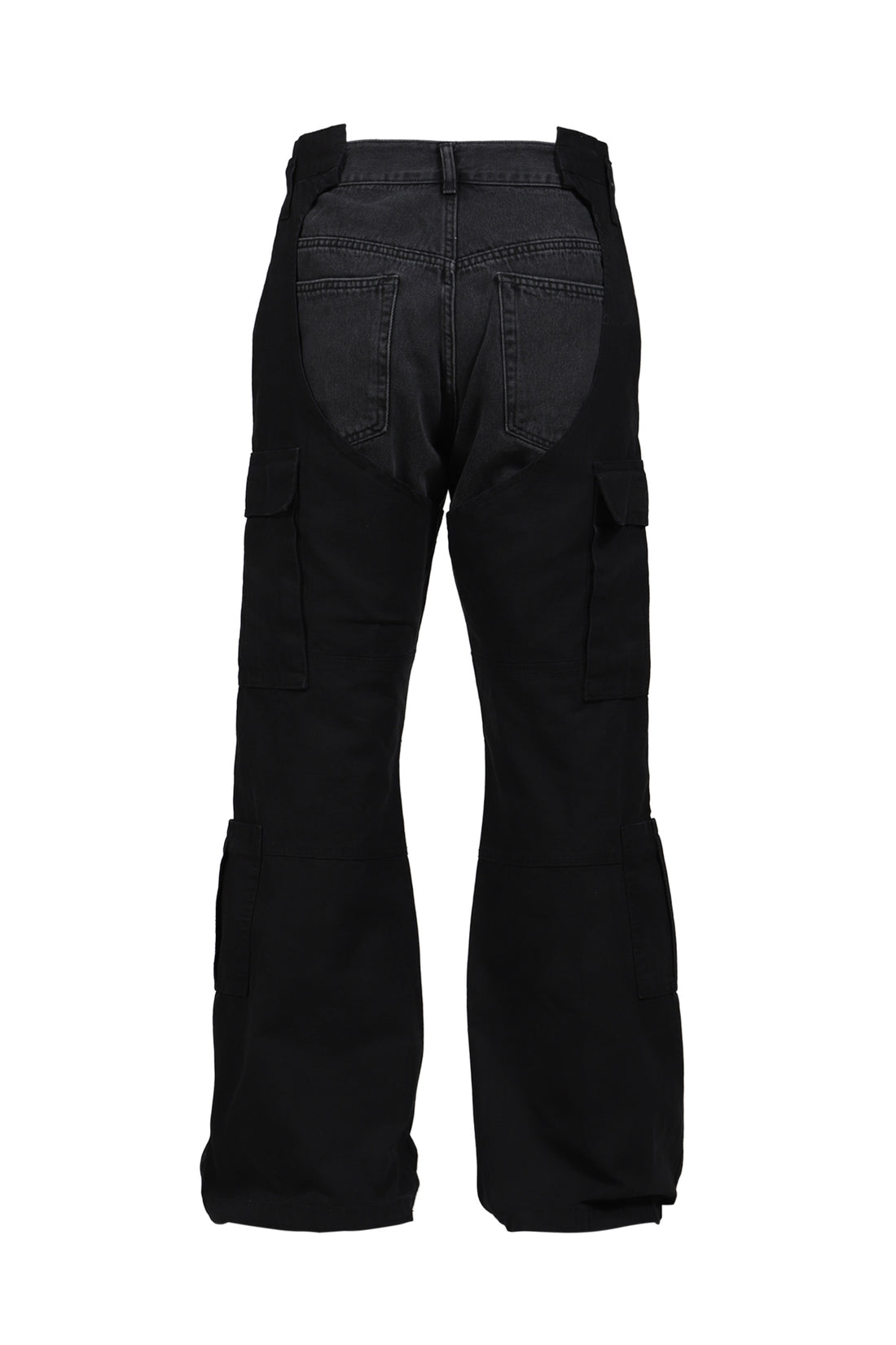 BIKER CARGO DENIM PANTS