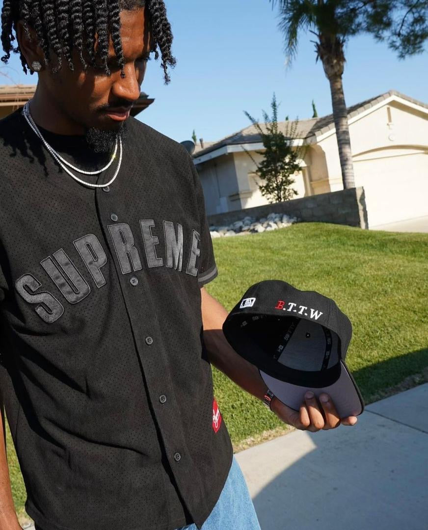Supreme Ultra Suede Mesh Baseball