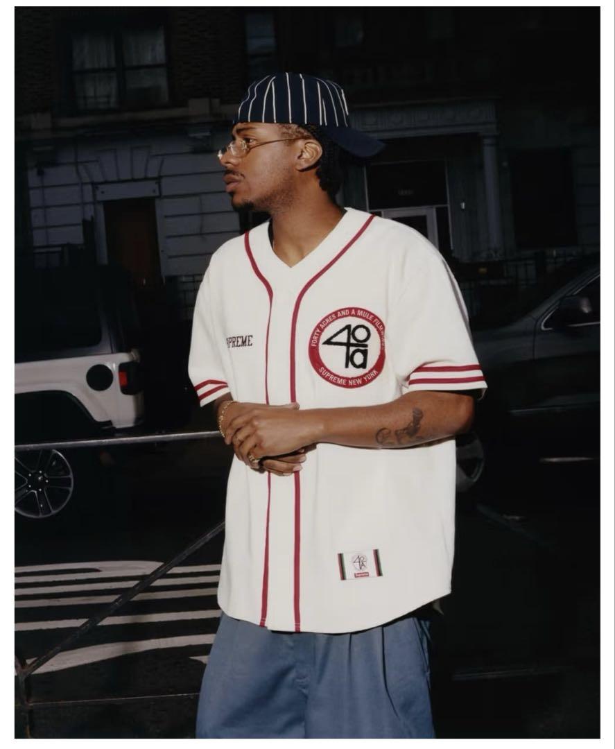 Supreme 40 Acres Twill Baseball Jersey