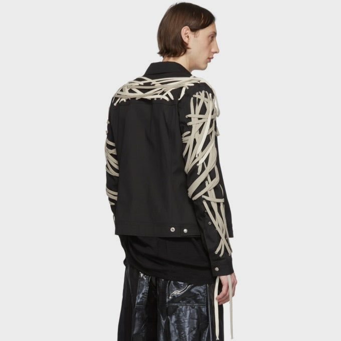 RO Black Mega Laced Worker Jacket