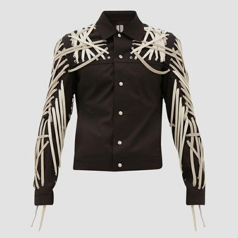 RO Black Mega Laced Worker Jacket