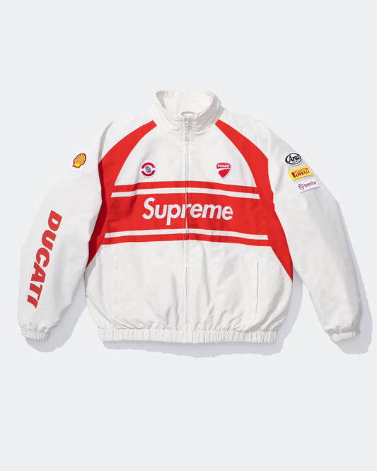 Supreme x Ducati Track Jacket - Red