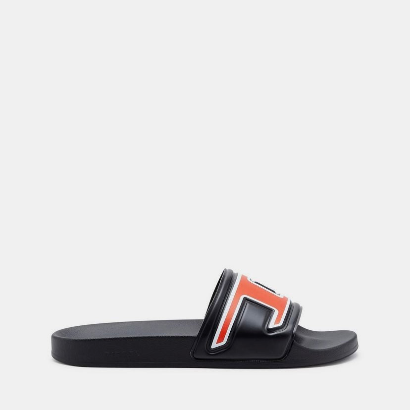 Sa-Mayemi D - Pool slides with embedded D logo