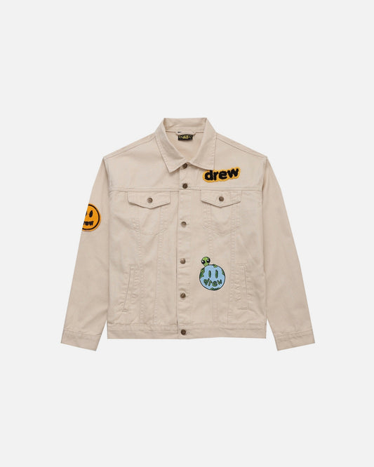 Drewhouse “Character Panel” Trucker Jacket – Bone
