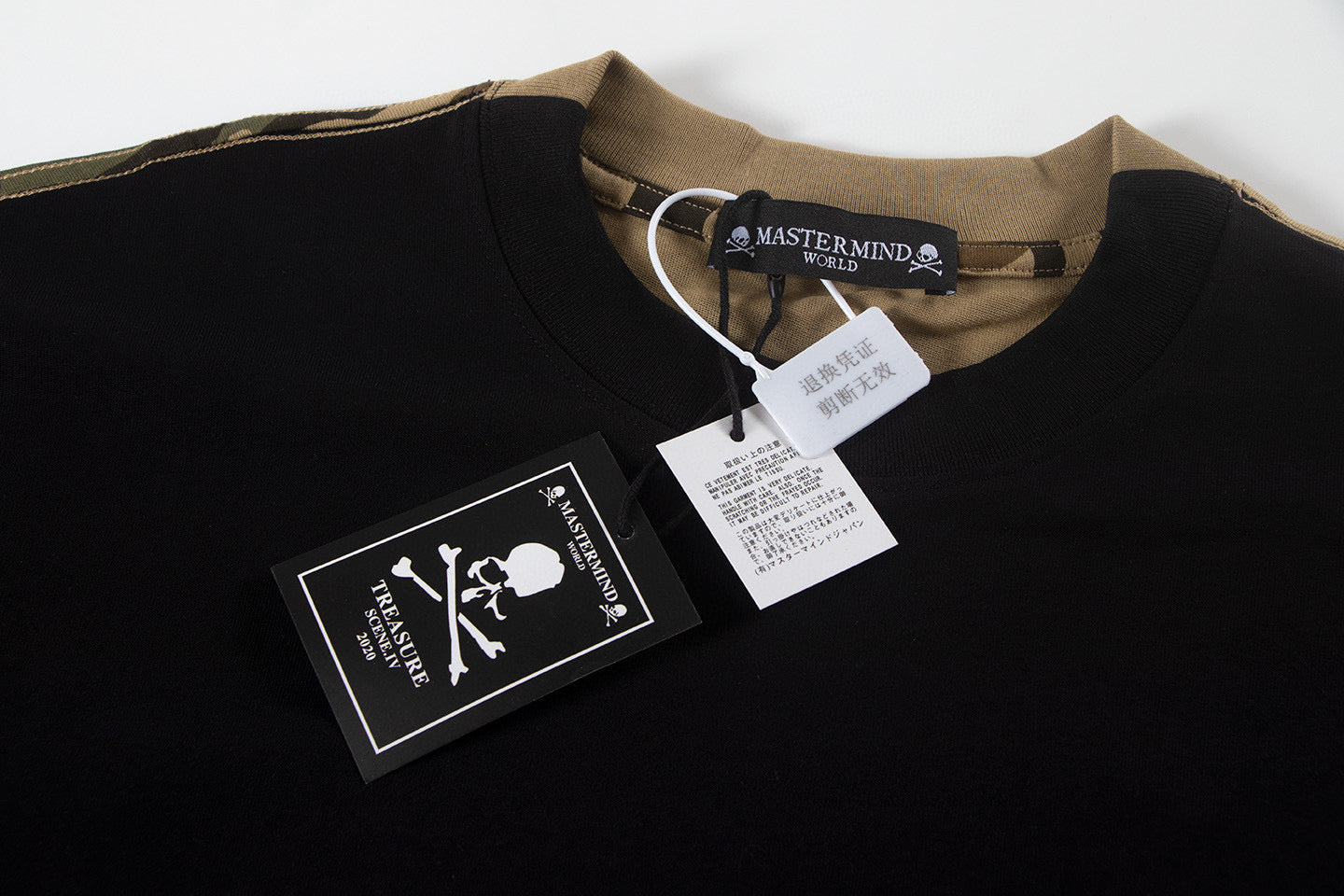 Project G/R Dual Identity Camo Back Skull Tee