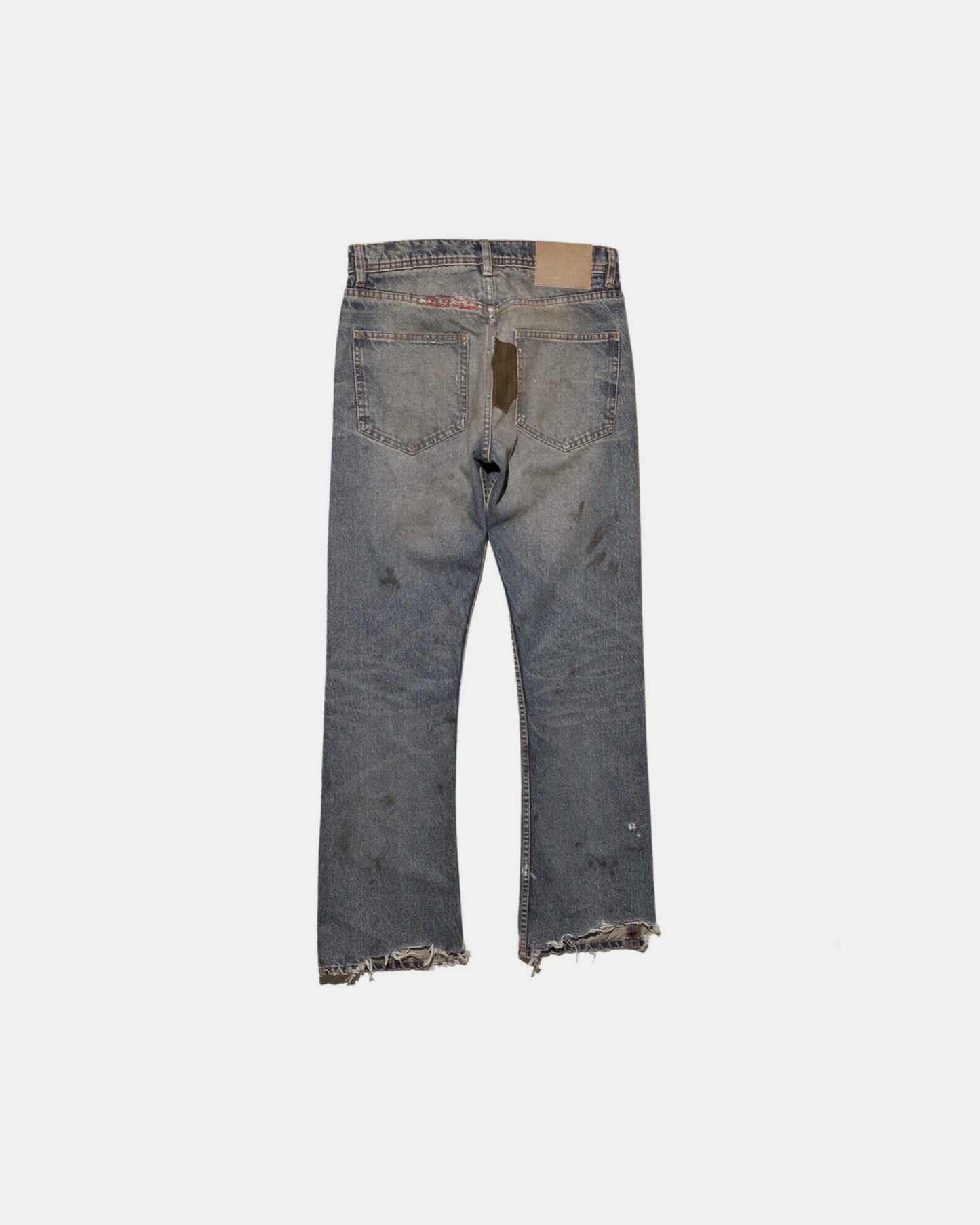 Patchwork Distressed Jeans