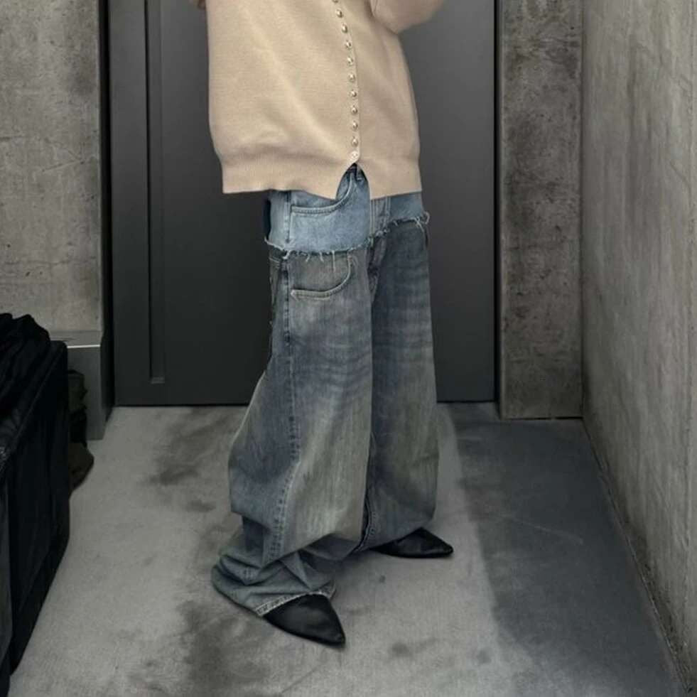 MJK Layered Two Tone Denim