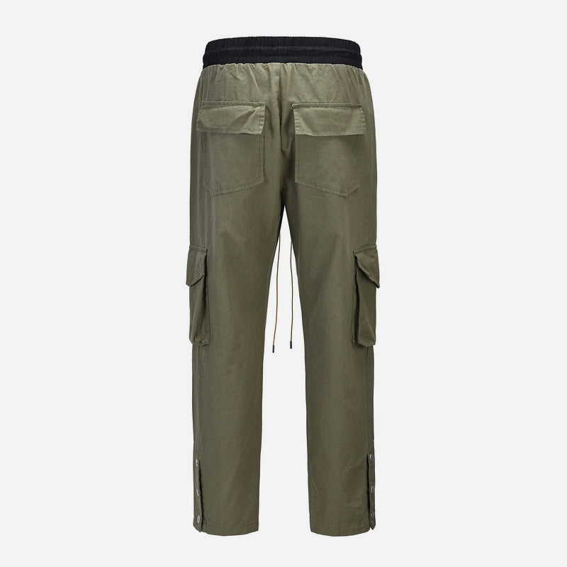 Tactical Utility Cargo Pants – Olive Green