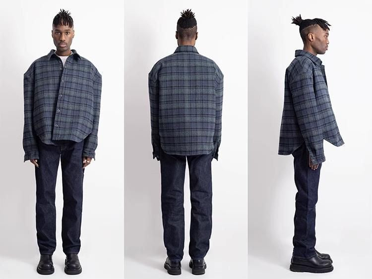 Relaxed Plaid Overshirt