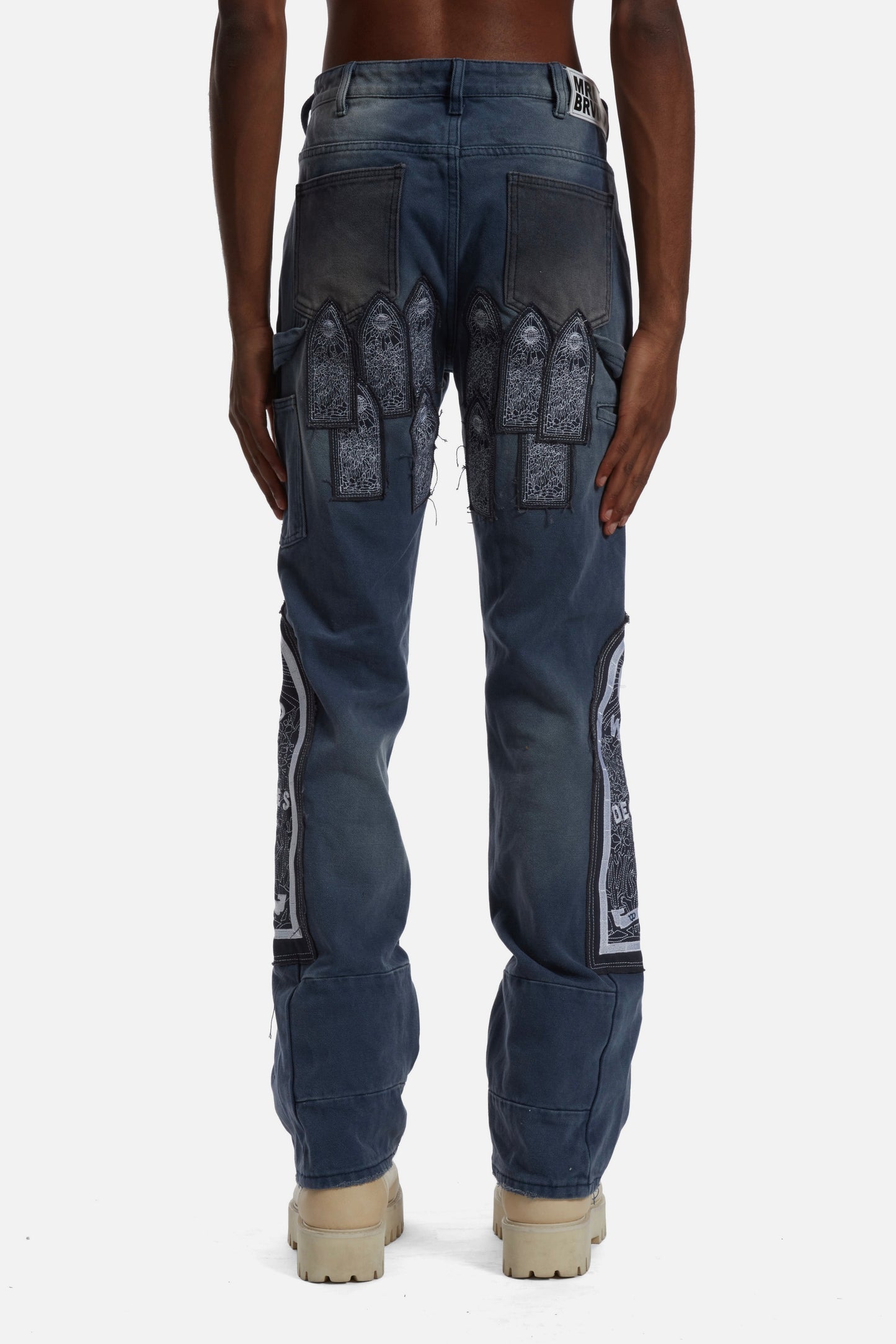 Who Decides War Embroidered Patch Trousers