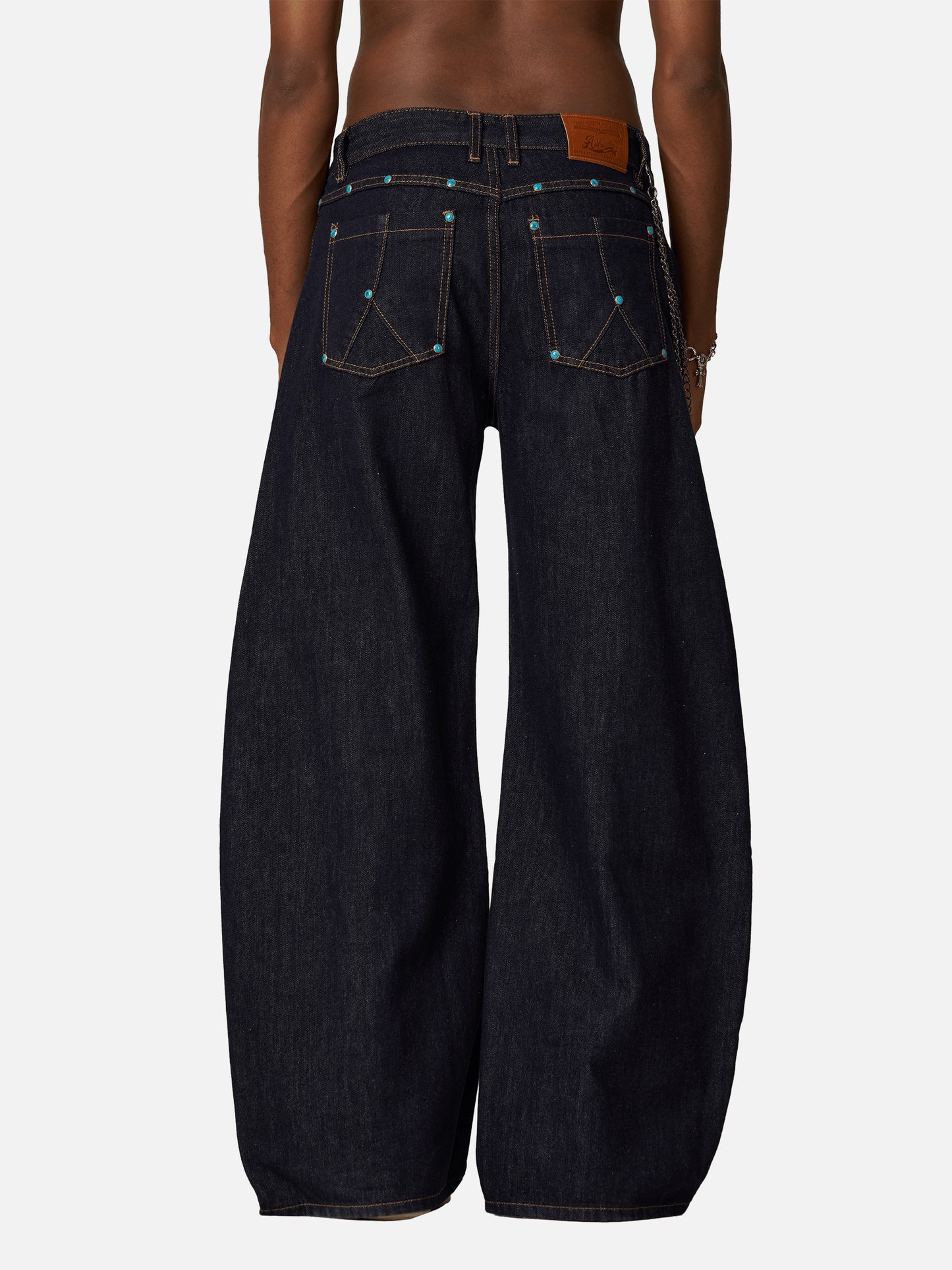 Wide Leg Indigo Denim