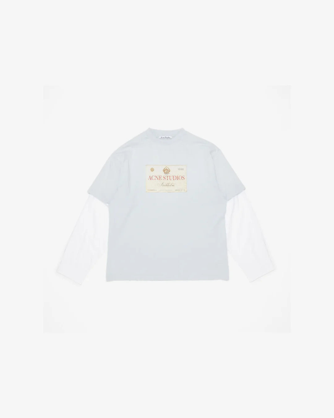 ACNE STUDIOS Double-sleeve Print Shirt