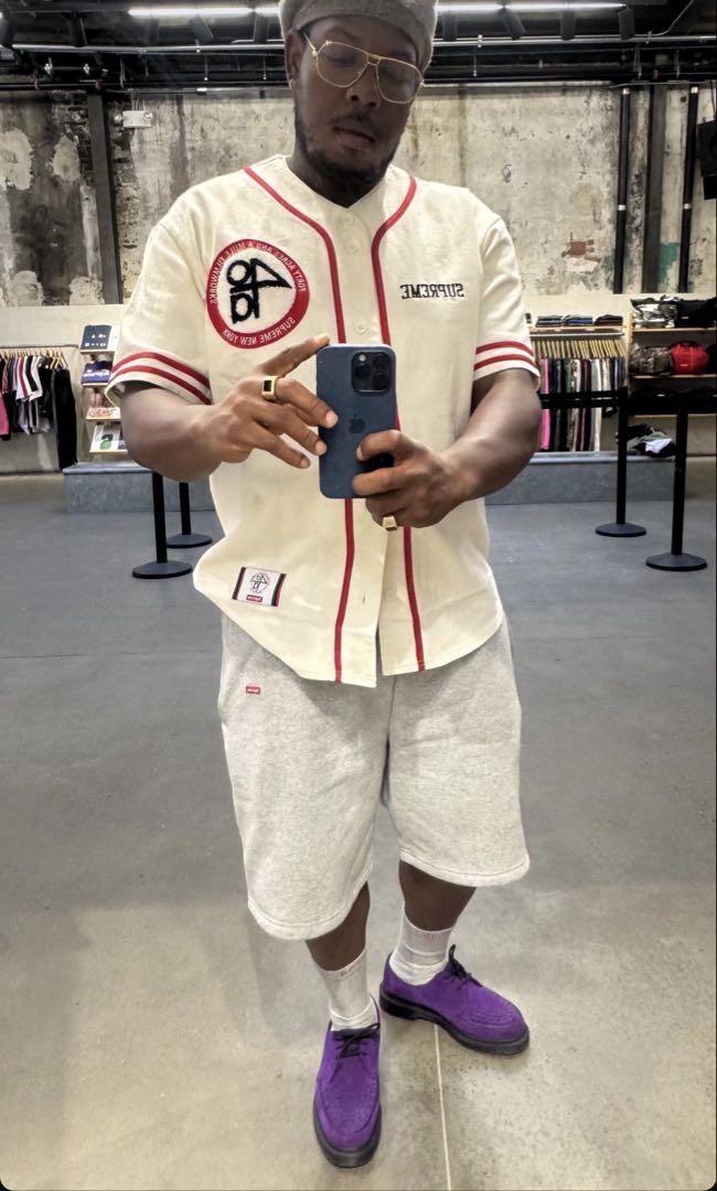Supreme 40 Acres Twill Baseball Jersey