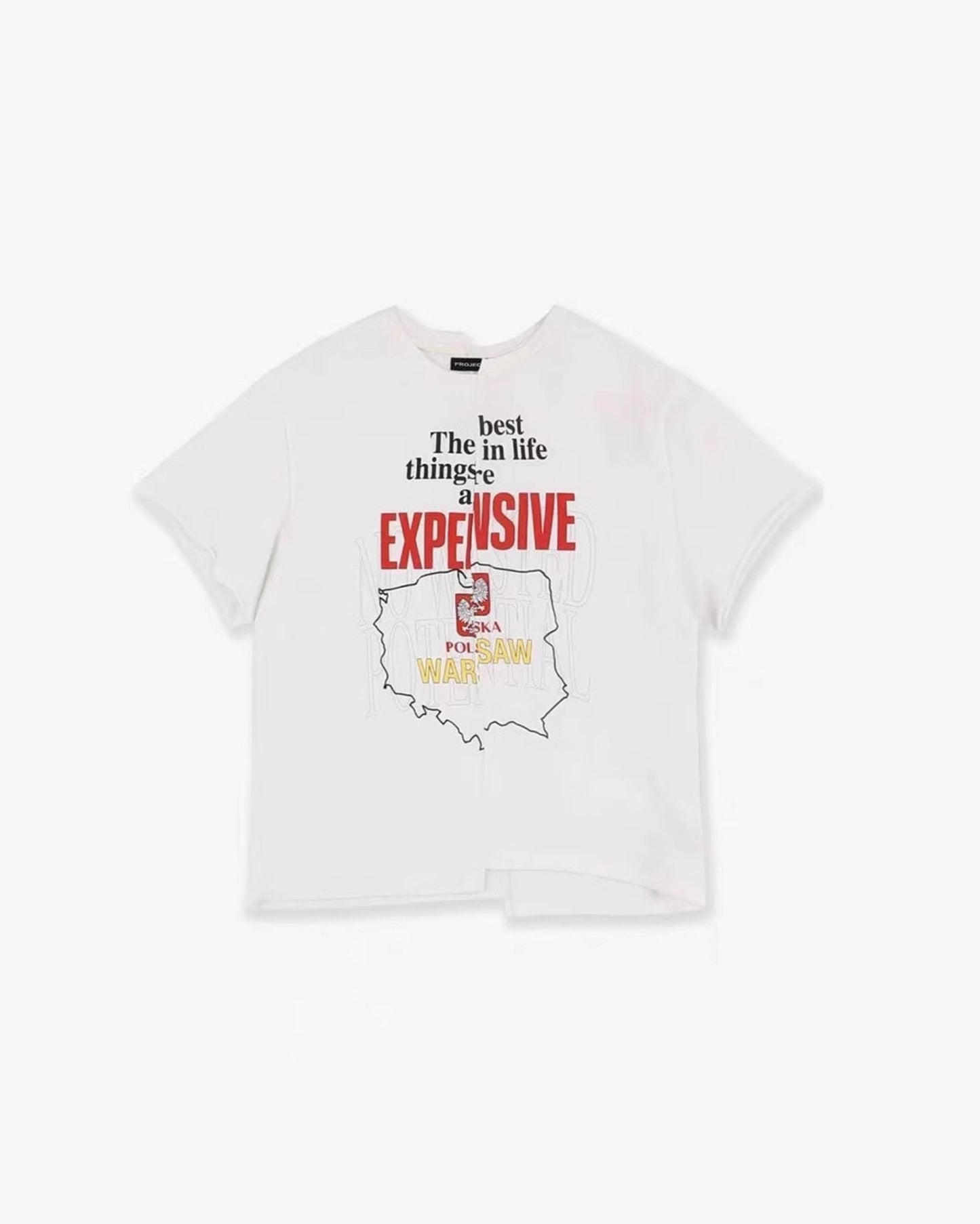 PROJECT G/R TIGHT FIT SPLIT TEE