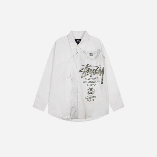 Stussy World Tour Shirt 'White'