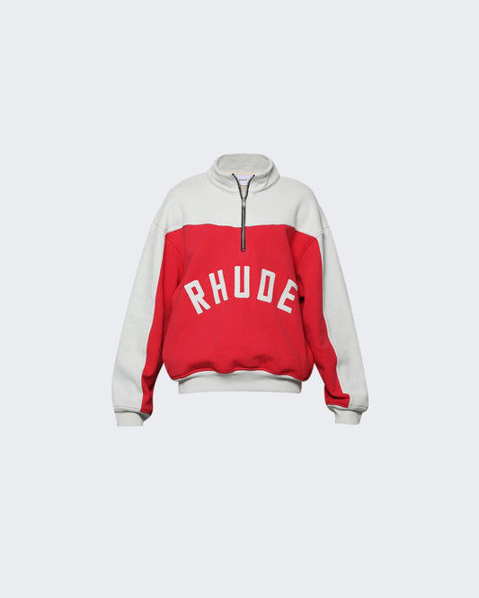 Colorblock Quarter Zip Track Jacket