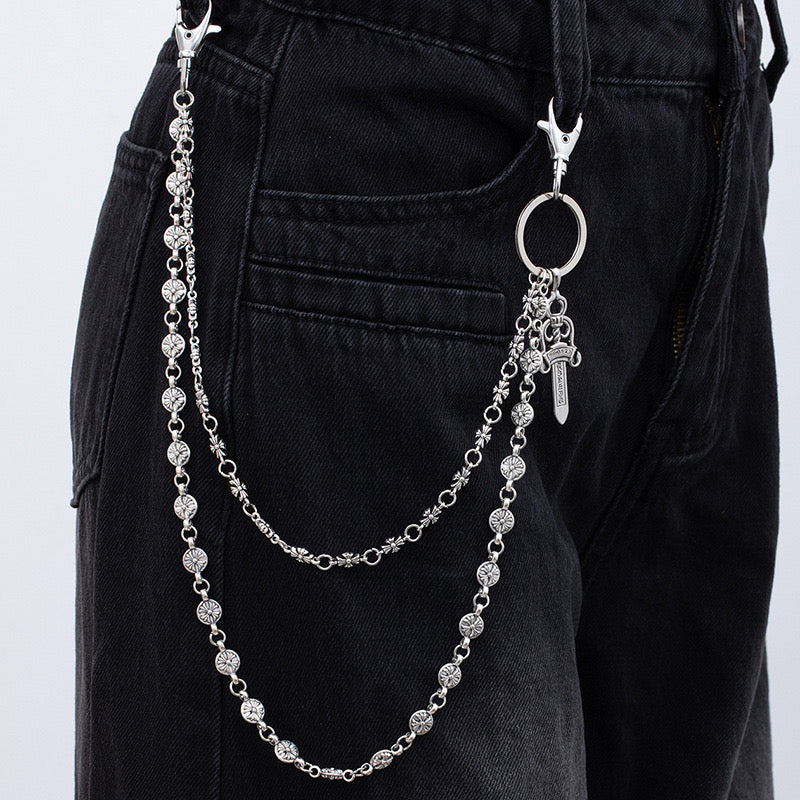 Gothic Dagger Wallet Chain