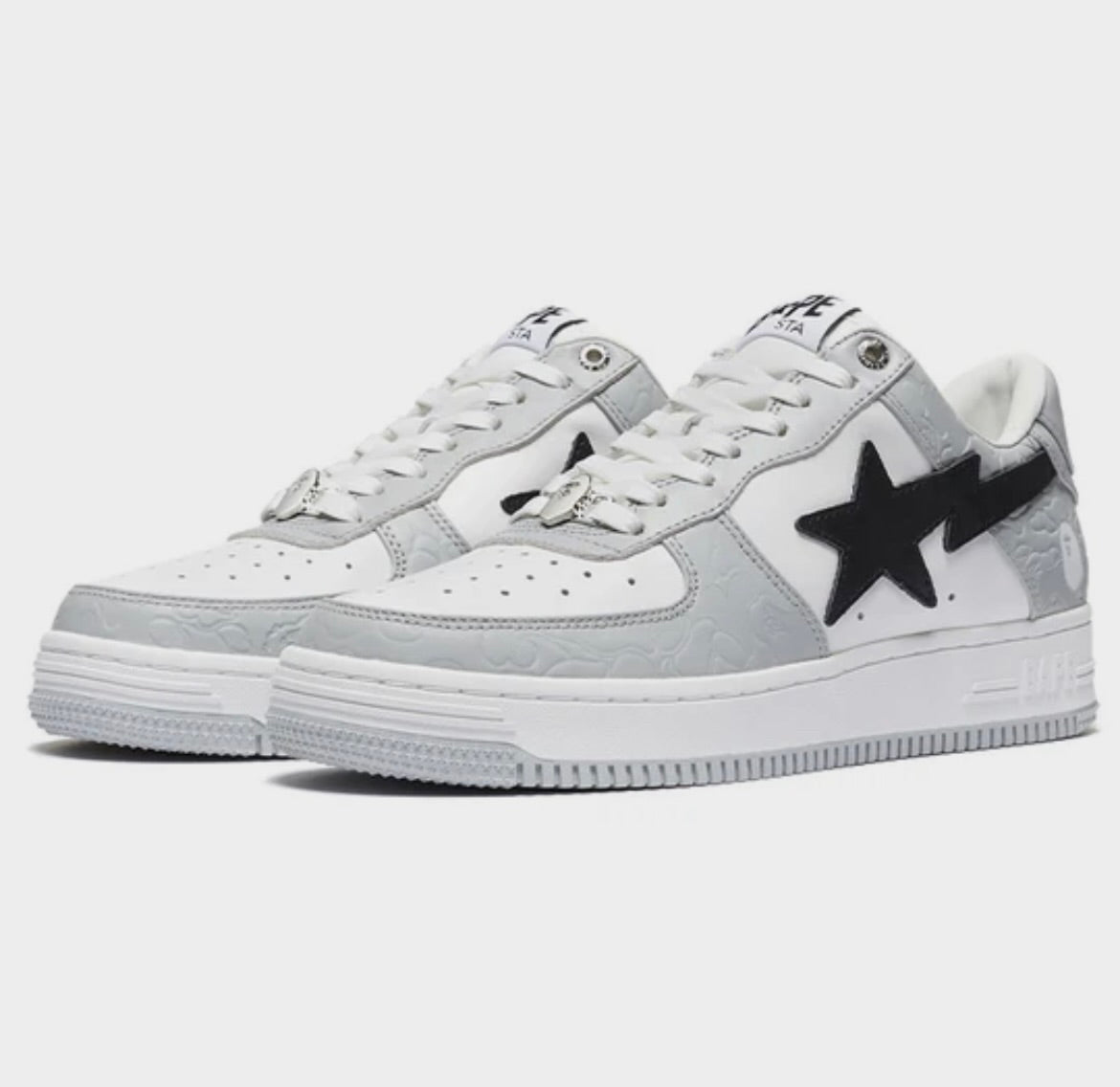 A Bathing Ape Bape Sta Low Grey Black