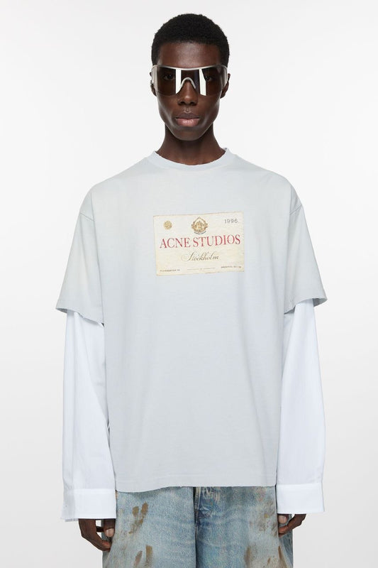 ACNE STUDIOS Double-sleeve Print Shirt