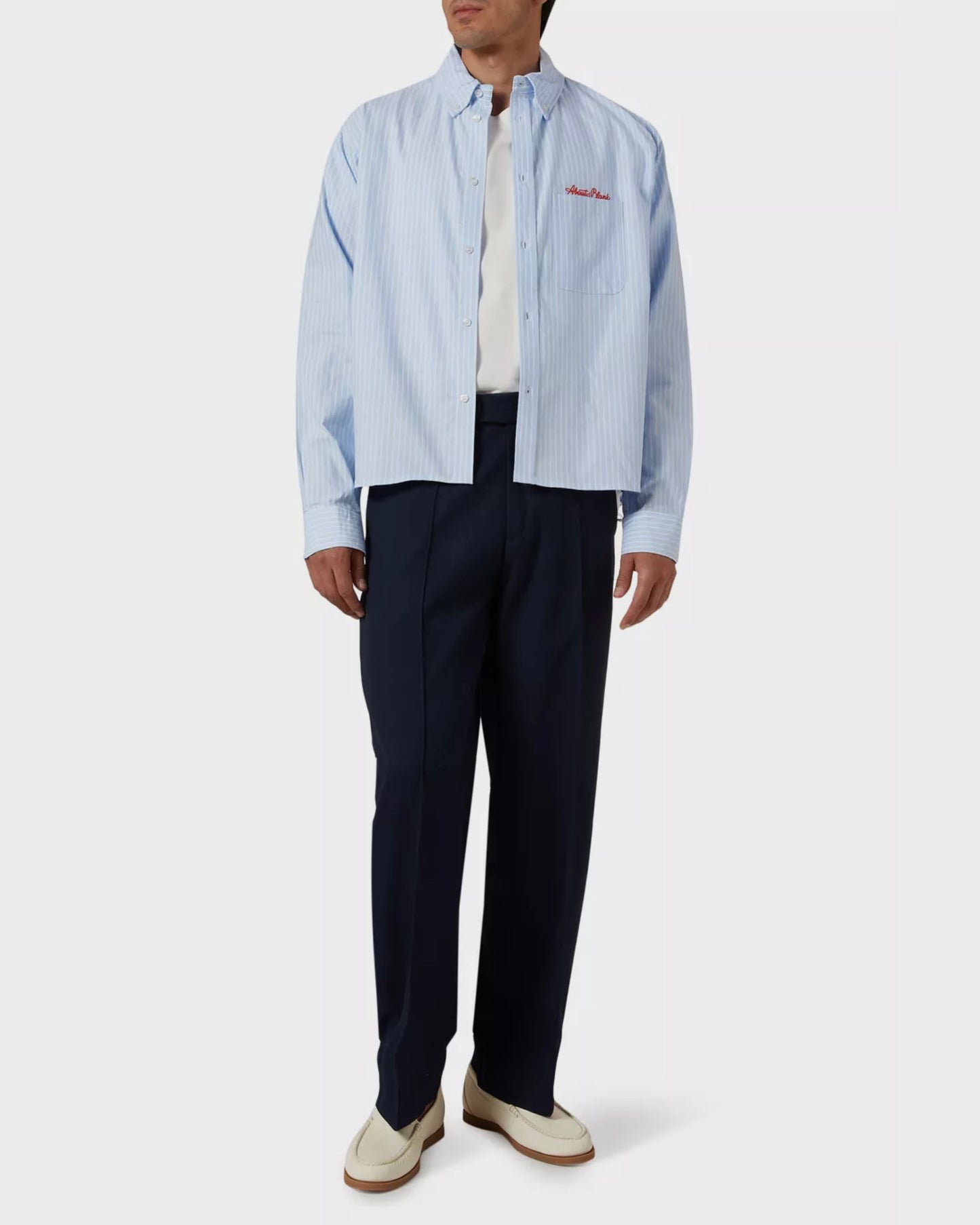 About-Blank Script Logo Shirt