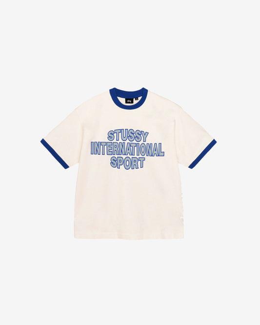 Stüssy Sport Ringer T-Shirt in
Off White