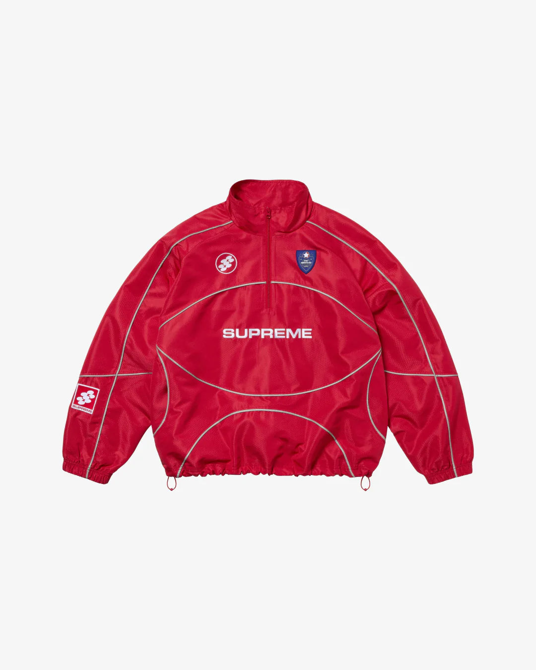 Reflective Piping Windbreaker Jacket