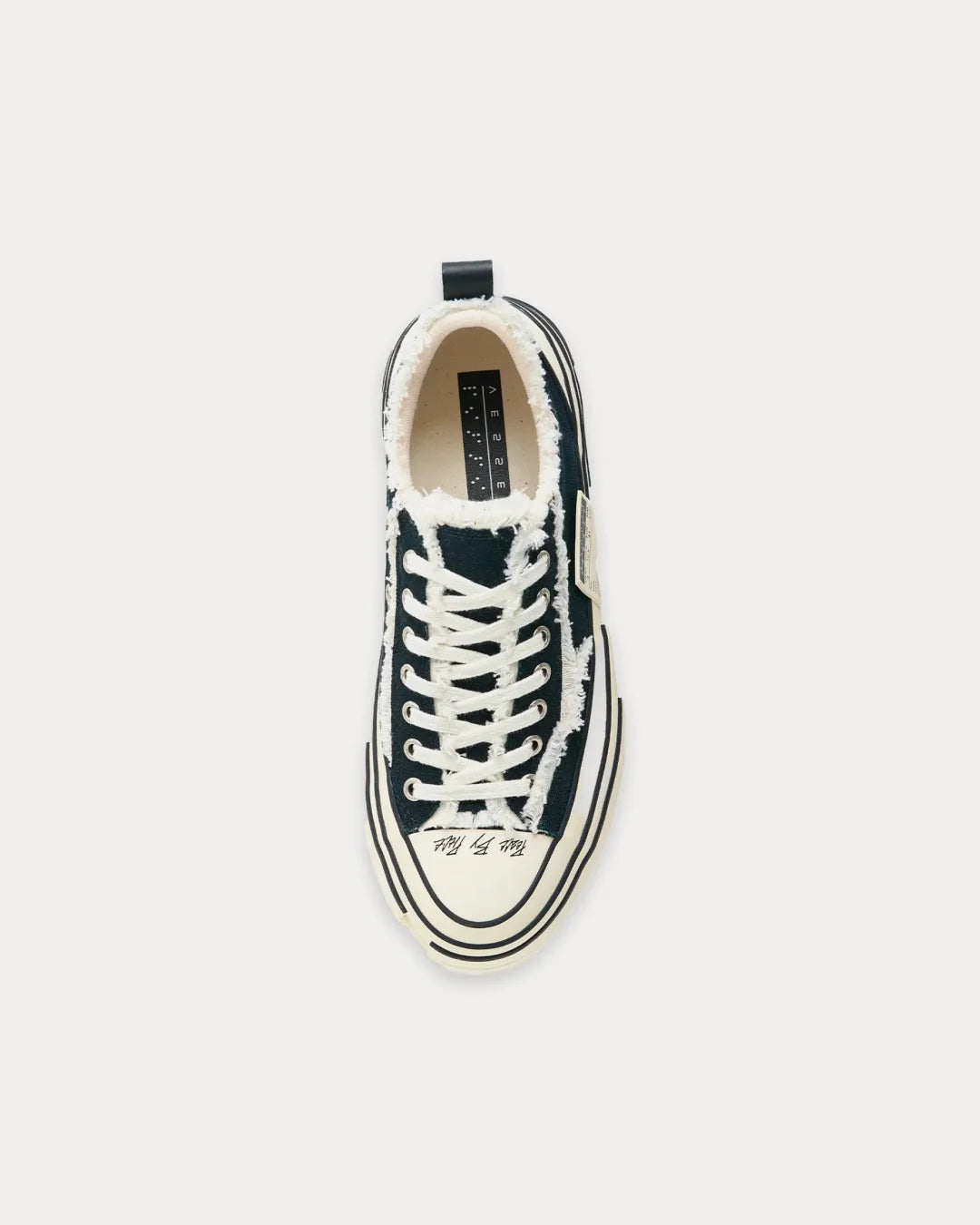 xVESSEL - G.O.P Black Low Top Sneakers