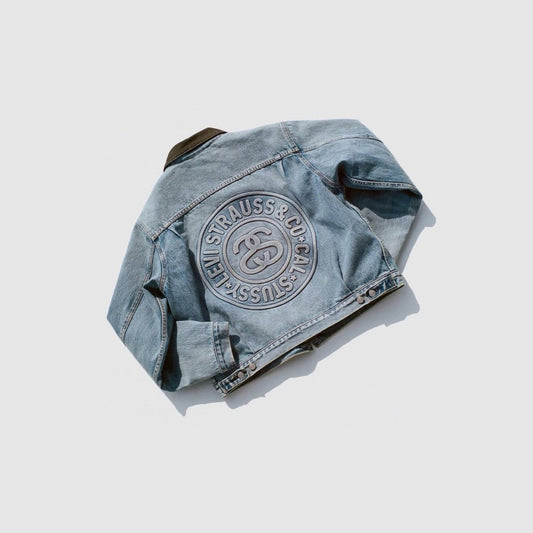 STÜSSY X Levi's Embossed Trucker Jacket