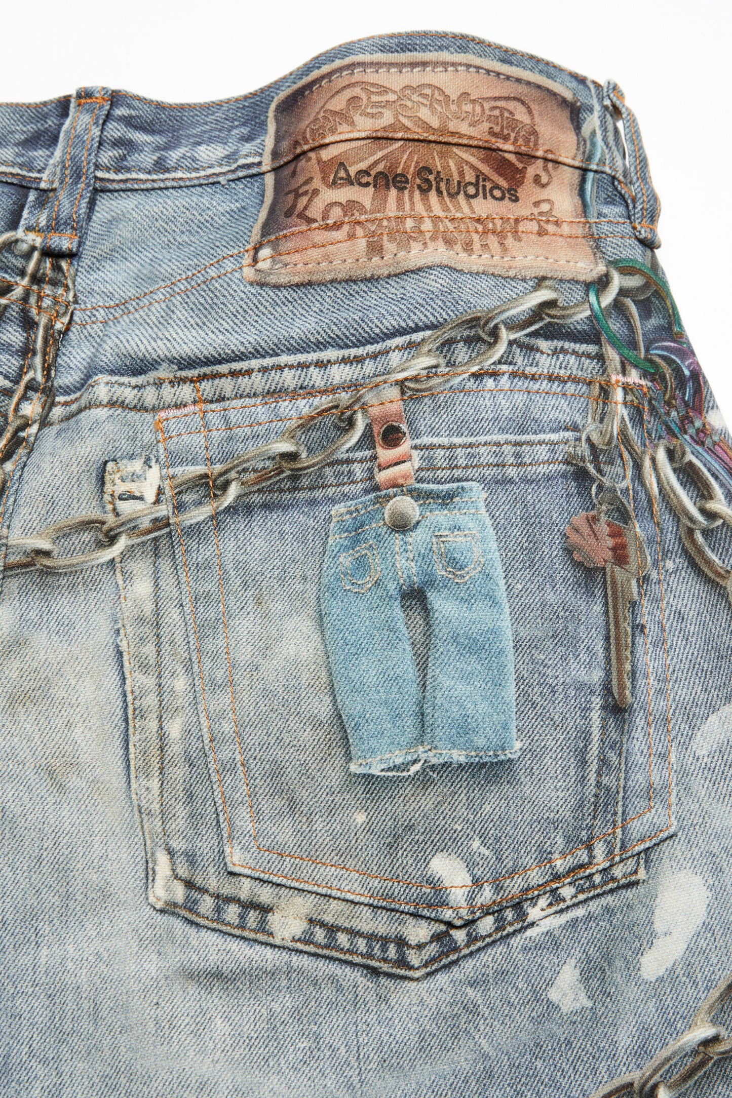 Acne Studios 3D Denim Jeans