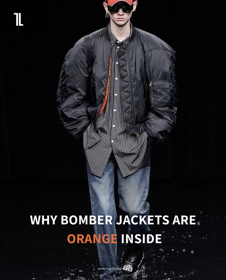 WHY BOMBER JACKETS ARE ORANGE INSIDE