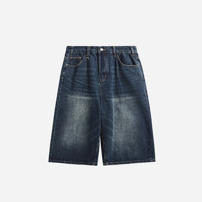 Men’s Premium 3/4 Denim Jorts - Blue