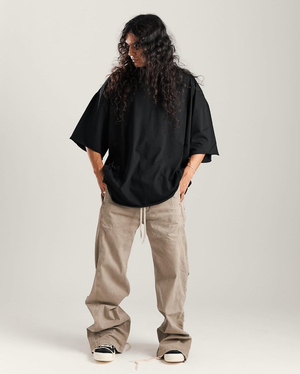 Tear-away Wide Leg Pusher Pants