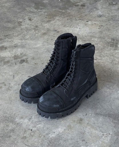 Strike Boots 001 — Destroyed Black