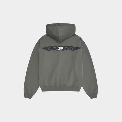 Broken Planet Chaos Hoodie - Gunmetal Gray